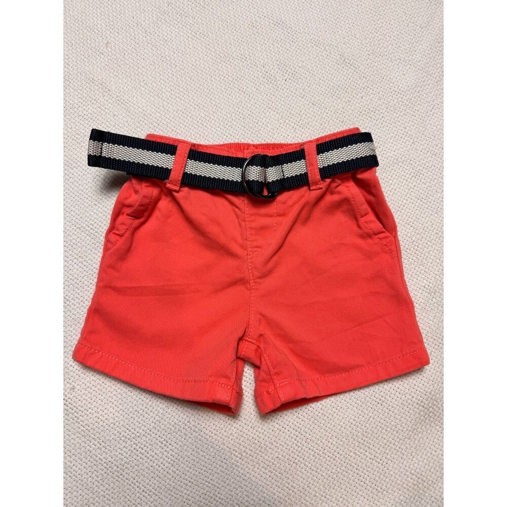 Children's Place Infant Boys Chino Shorts with Belt, Size 6 to 9 Months